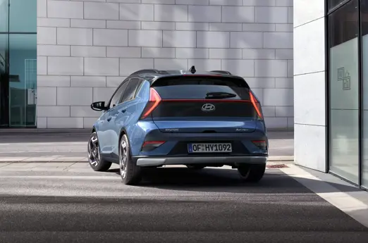 hyundai bayon heckansicht